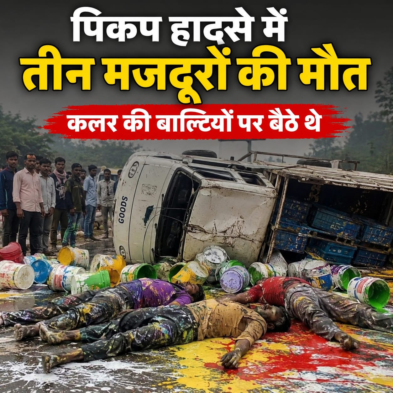 तिलस्वां घाटा पर तीन दिन में दूसरा बड़ा हादसा, तीन लोगों की मौत, चालक फरार, सुरक्षा इंतजामों पर उठे सवाल